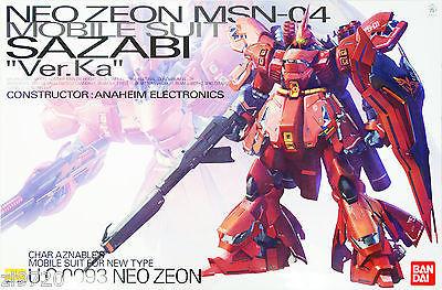 Gundam 1/100 MG Neo Zeon MSN-04 Sazabi Ver. Ka Mobile Suit Model Kit Bandai - USA Gundam Store