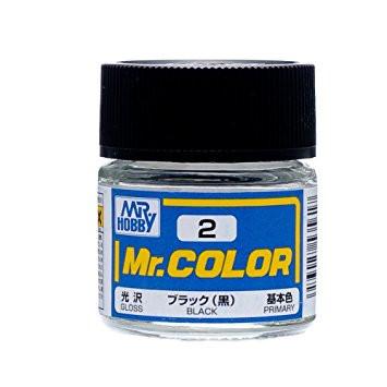 C2 Mr. Color Gloss Black 10ml